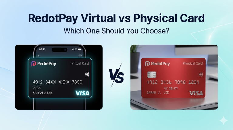RedotPay Virtual Card vs Physical Card